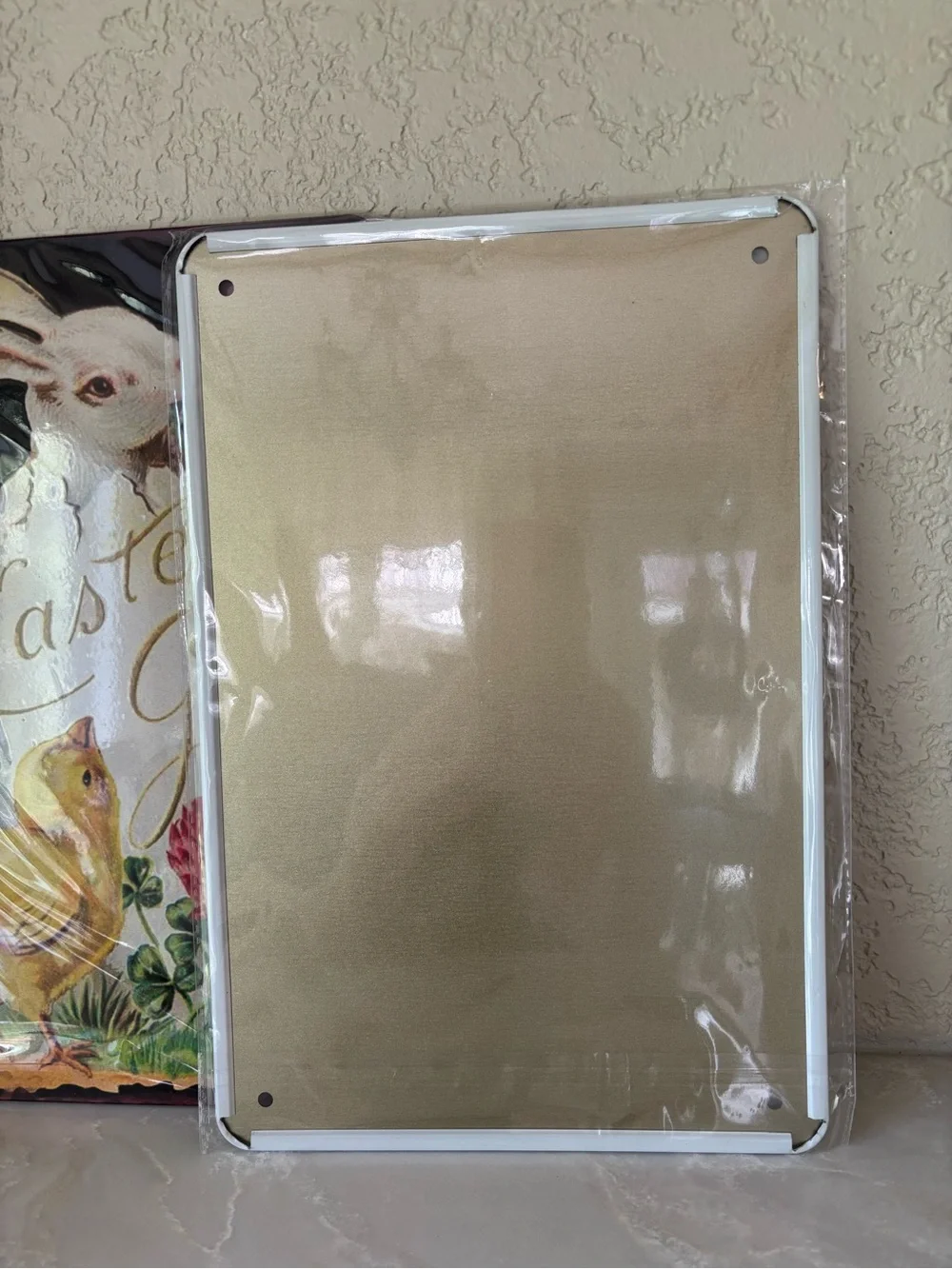 Easter Bunny Vintage-Style Metal Signs - Set of 4